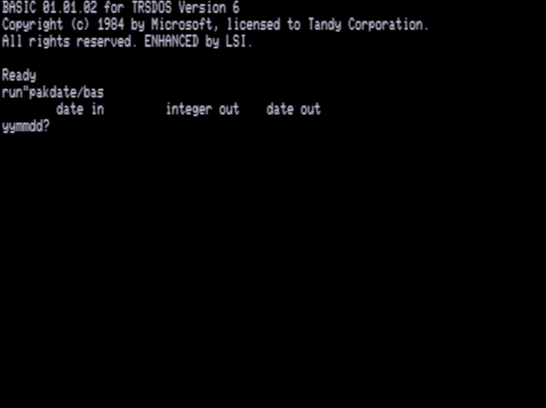 Screen shot